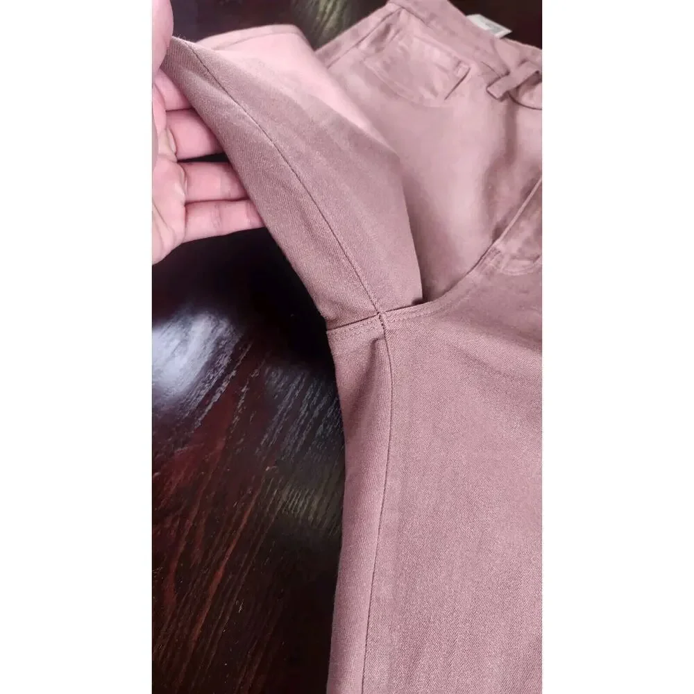 L'Agence Womens High Rise Coated Margot Skinny Jeans Brown Size 32 - Picture 10 of 11